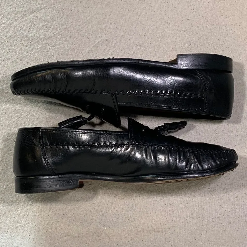 Vintage Sandro Moscoloni La Vida Tassel Loafers Mens Size 10M